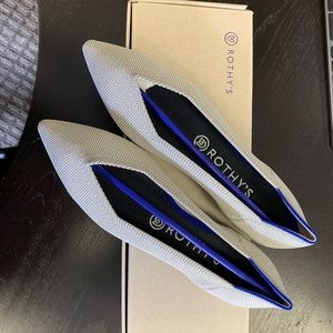 BNIB Rothy's Size 8.5 Flax Birdseye The Point